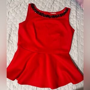 Women red Blouse / size s